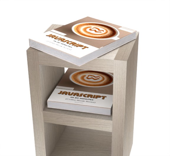 JavaScript in 20 Minutes (Coffee Break Series) on a shelf